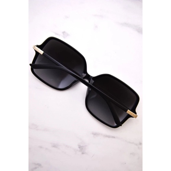 Authentic Gucci GG1448SA 001 Women's Sunglasses, Black/Grey Square Shape NEW - Picture 6 of 8